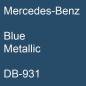 Preview: Mercedes-Benz, Blue Metallic, DB-931.